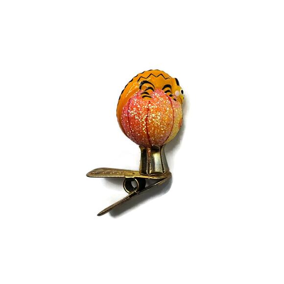 Patricia Breen Petite Miniature Chameleon Jack O Lantern Halloween Clip Ornament - Picture 5 of 8